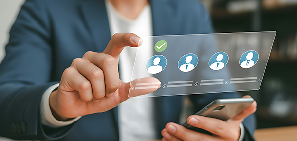 Screen customers and relevant parties.