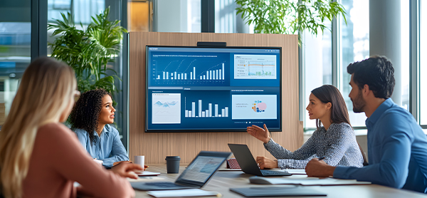 Risk management dashboard showing a customer risk score