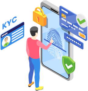 KYC verification on a mobile phone